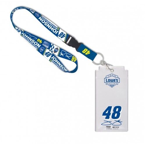 Jimmie Johnson #48 Lanyard w/ Credential Holder