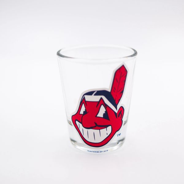 Cleveland Indians Chief Wahoo Shot Glass MLB Licensed