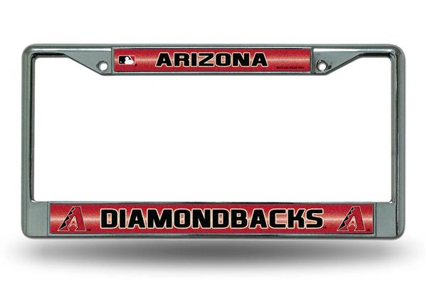 Arizona Diamondbacks Chrome Bling License Plate Frame MLB Licensed