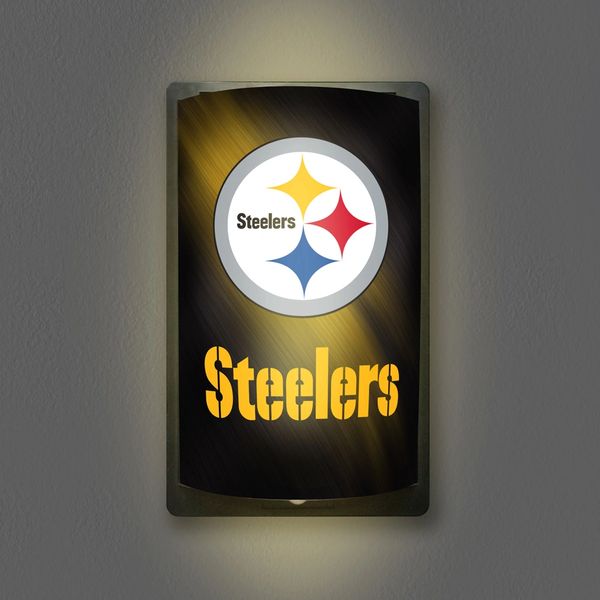 Pittsburgh Steelers Motiglow Light Up Wall Sign NFL Party Animal