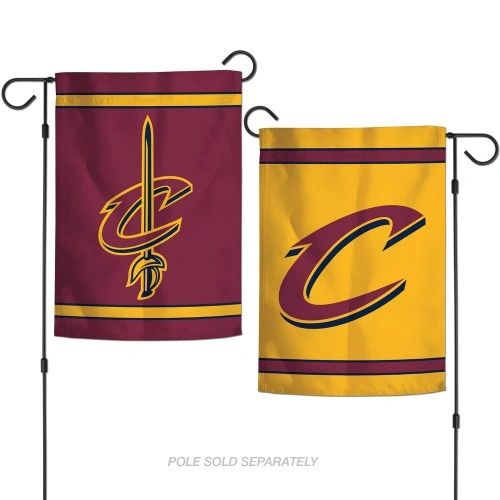 Cleveland Cavaliers 2 Sided Garden Flag 12" x 18" NBA Licensed