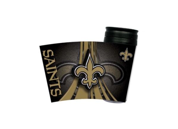 New Orleans Saints Travel Tumbler Coffee Cup NFL