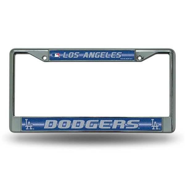 Los Angeles Dodgers Chrome Bling License Plate Frame MLB Licensed