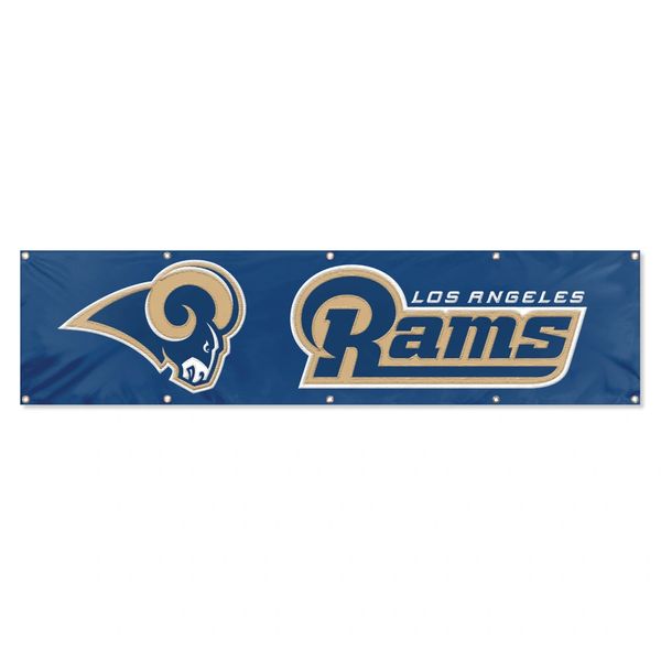 Los Angeles Rams 2' x 8' Wall Banner Flag NFL Licensed