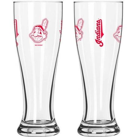 Cleveland Indians Chief Wahoo 16 Ounce Pilsner Glass