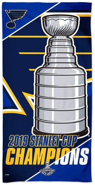 St. Louis Blues Stanley Cup Champions Beach Towel NHL Licensed