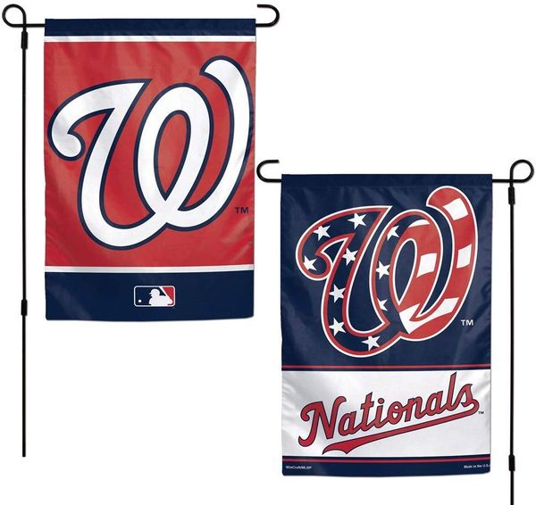 Washington Nationals 2 Sided Garden Flag 12" x 18"