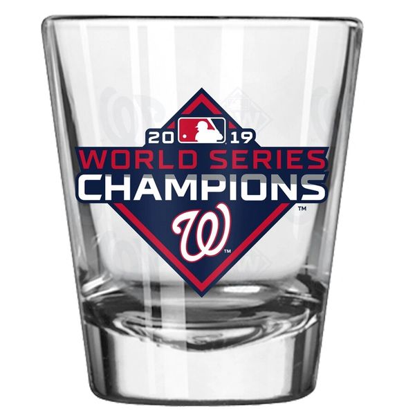 Washington Nationals 2019 World Series Etch Shot Glass 2oz. MLB
