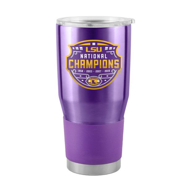LSU Tigers 2019 FBS National Champions 30oz. Insulated Painted Stainless Steel Ultra Travel Tumbler