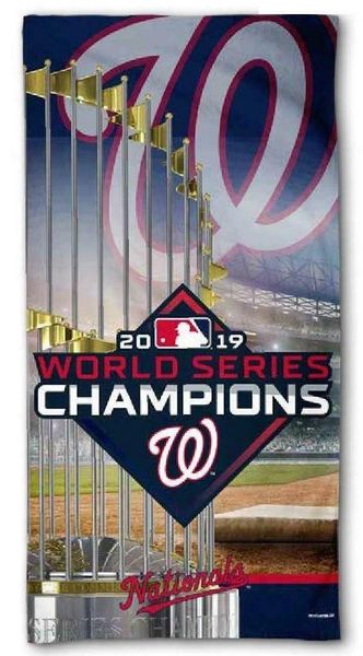 MLB Washington Nationals 2019 World Series Champions Beach Towel