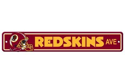 Washington Redskins Acrylic Wall Street Sign 4" x 24" NFL Licensed