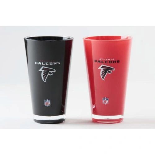 Atlanta Falcons Acrylic Tumbler 2 Pack "On field Colors" Insulated/Shatterproof NFL Licensed FREE SHIPPING