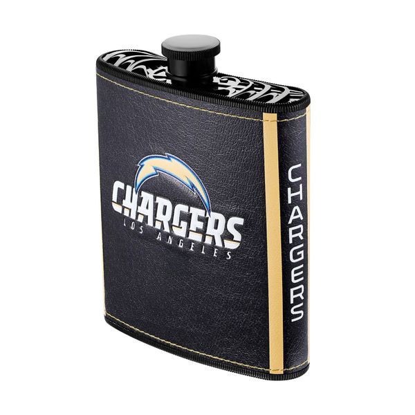 Los Angeles Chargers NFL Plastic Hip Flask w/ Team Colors and Logo