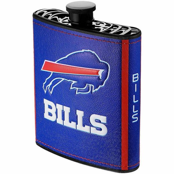 Buffalo Bills NFL Plastic Hip Flask w/ Team Colors and Logo