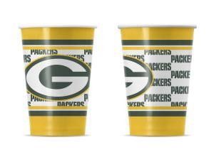 Green Bay Packers 10 Pack Disposable Paper Cups NFL