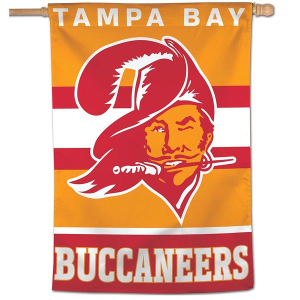 Tampa Bay Buccaneers Throwback Vintage Vertical Flag 28" x 38"