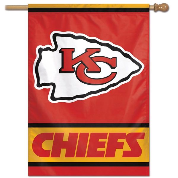 Kansas City Chiefs Team Logo Vertical Flag 28" x 40"