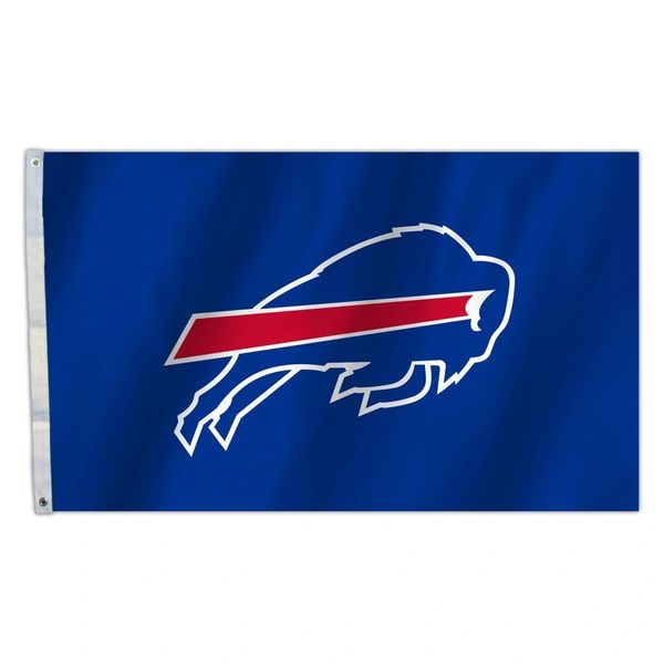 Buffalo Bills Team Logo Banner Flag 3'x5' NFL Licensed