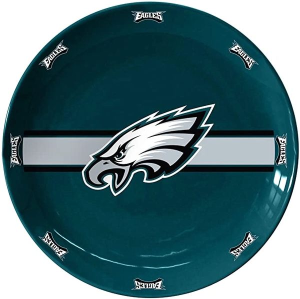 Philadelphia Eagles Team Logo Ceramic Serving Plates 11"