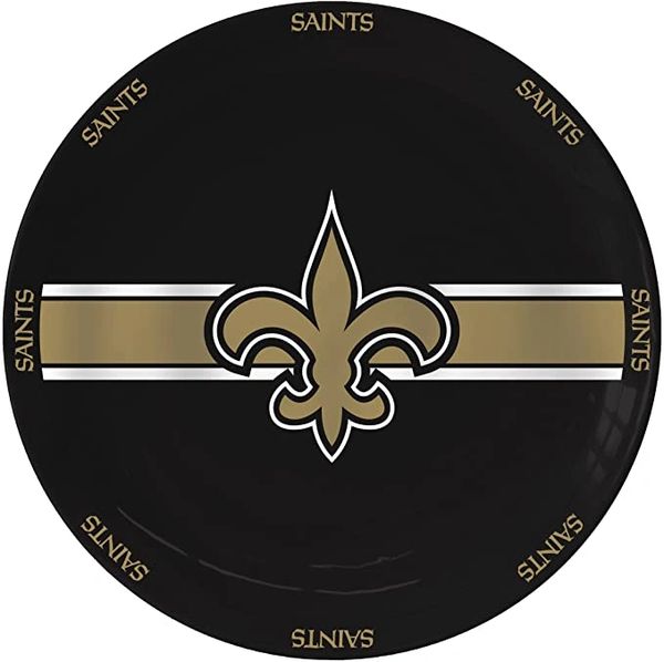 New Orleans Saints Team Logo Ceramic Serving Plates 11"