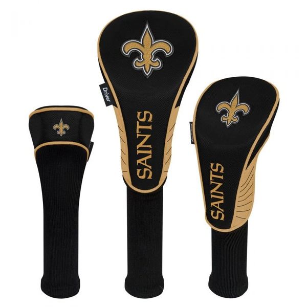 New Orleans Saints Golf Club Covers 3 pack NFL Licensed