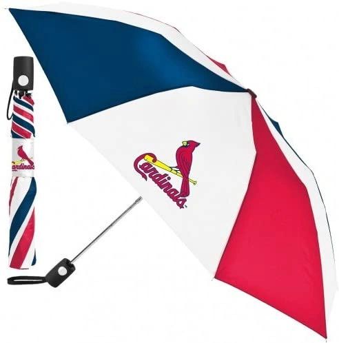 St. Louis Cardinals Automatic Push Button Umbrella 42" MLB Licensed