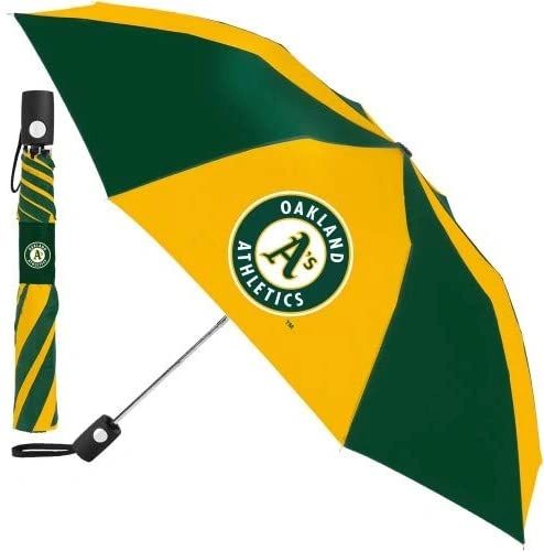 Oakland Athletics Automatic Push Button Umbrella 42" MLB Licensed