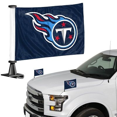 Tennessee Titans Team Logo Ambassador Car Flag Set NFL