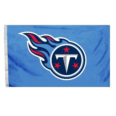 Tennessee Titans Team Logo Banner Flag 3' x 5' NFL Licensed