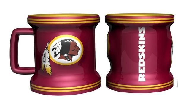 Washington Redskins 2 Ounce Sculpted Ceramic Mug Mini Shot Glass