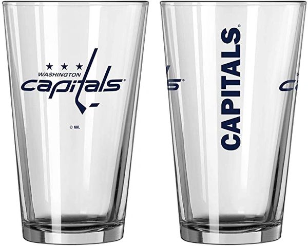 Washington Capitals Gameday 16oz Pint Glass 16oz. NHL