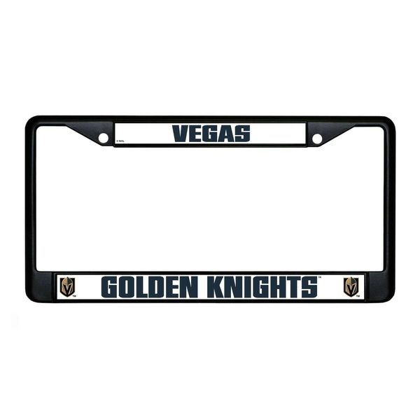 Las Vegas Knights Chrome Metal License Plate Frame NHL