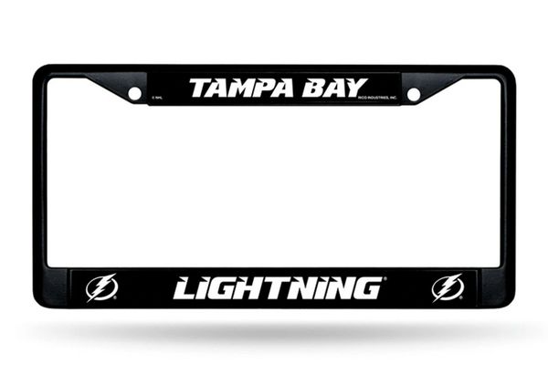 Tampa Bay Lightning Chrome Metal License Plate Frame NHL