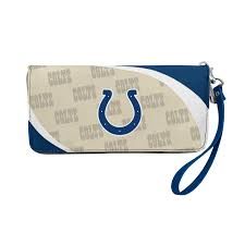 Indianapolis Colts Team Logo Women's Zip Organizer Wristlet Wallet NFL