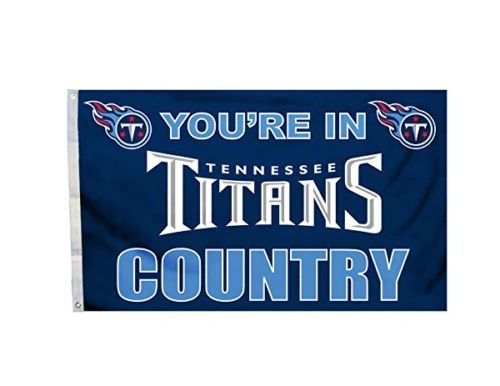 Tennessee Titans You're In Country Banner Flag 3' x 5' NFL Licensed