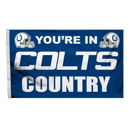 Indianapolis Colts You're In Country Banner Flag 3' x 5' NFL Licensed