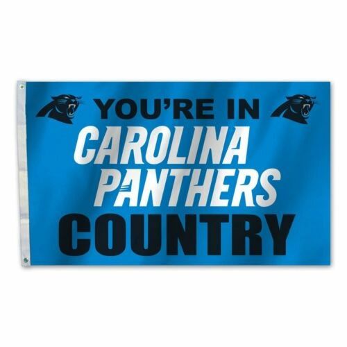 Carolina Panthers You're In Country Banner Flag 3' x 5' NFL Licensed