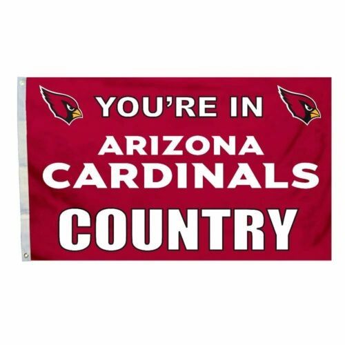 Arizona Cardinals You're In Country Banner Flag 3' x 5' NFL Licensed