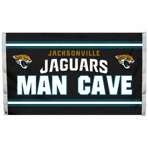 Jacksonville Jaguars "Man Cave" 3' x 5' Banner Flag NFL Licensed