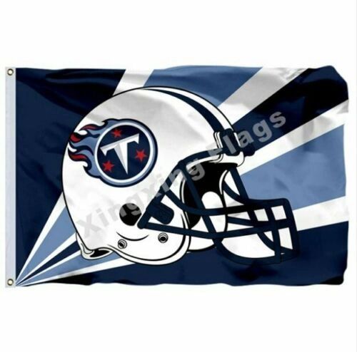 Tennessee Titans Team Helmet Banner Flag 3'x5' NFL Licensed