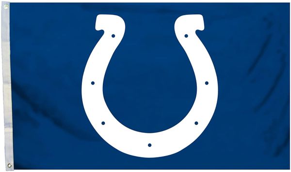 Indianapolis Colts Team Logo Banner Flag 3' x 5' NFL Licensed