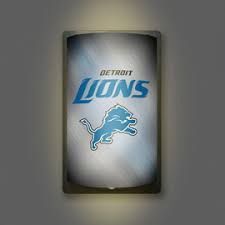 Detroit Lions Motiglow Light Up Wall Sign NFL Party Animal