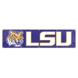 LSU Tigers 2' x 8' Wall Banner Flag NFL Licensed