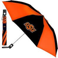 Oklahoma State Cowboys Automatic Push Button Umbrella 42" NCAA