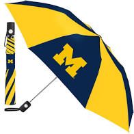 Michigan Wolverines Automatic Push Button Umbrella 42" NCAA