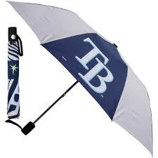 Tampa Bay Rays Automatic Push Button Umbrella 42" MLB Licensed