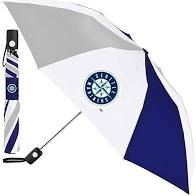 Seattle Mariners Automatic Push Button Umbrella 42" MLB Licensed