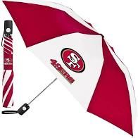 San Francisco 49ers Automatic Push Button Umbrella 42" NFL