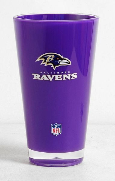 Baltimore Ravens Acrylic Round Tumbler Cup 20oz Insulated/Shatterproof NFL Licensed FREE SHIPPING