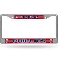 Philadelphia Phillies Chrome Bling License Plate Frame MLB Licensed